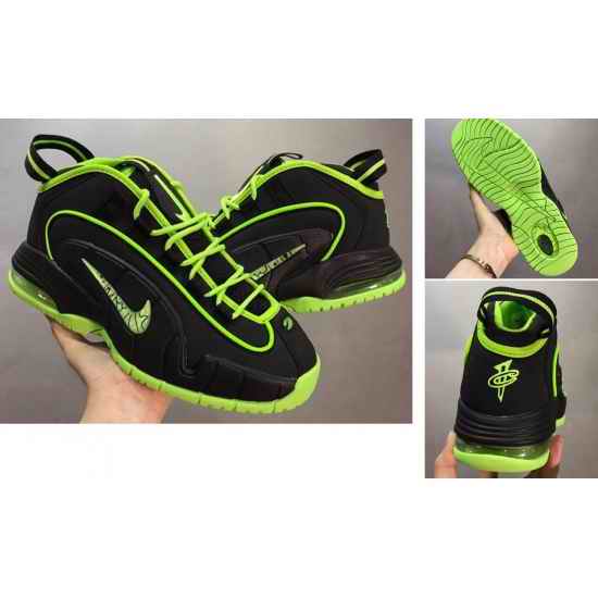 Nike Air Penny 1 Men Shoes Black Green